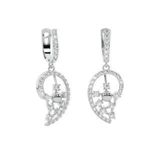 Grette Round Diamond Earrings